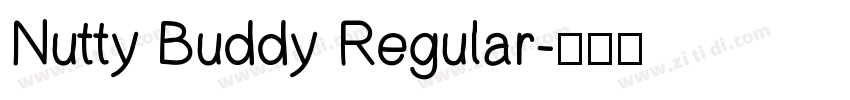 Nutty Buddy Regular字体转换
